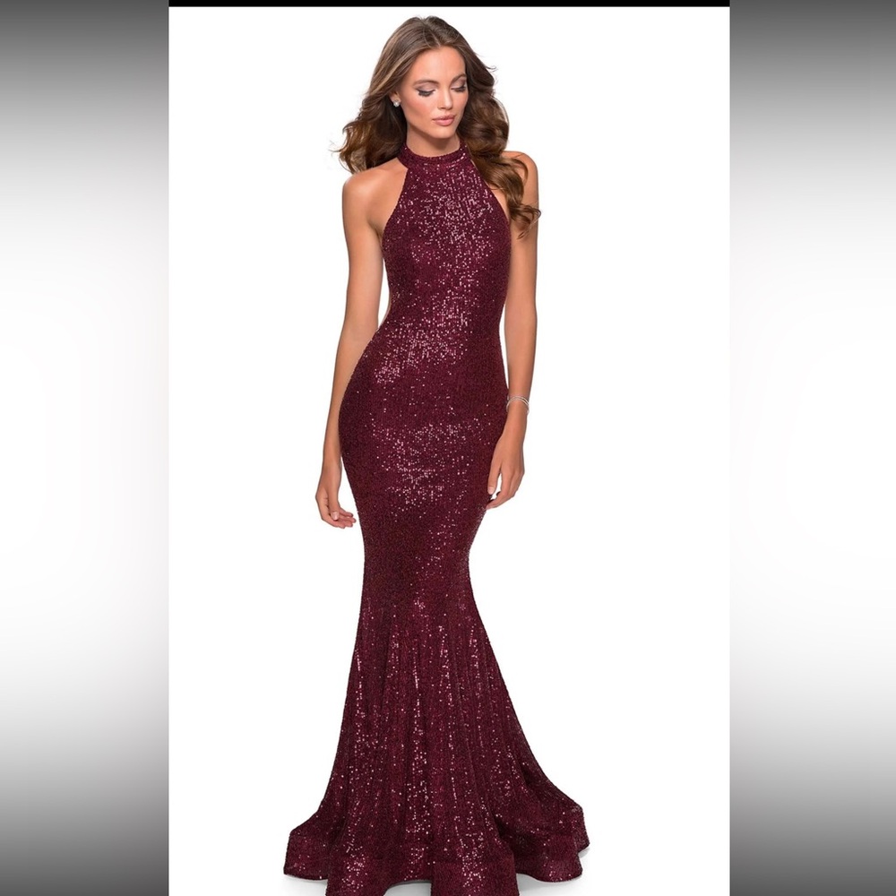 NWT LA Femme prom dress